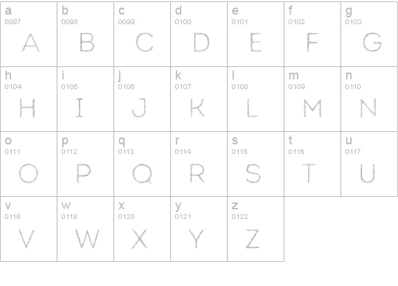 Intro Rust Book H1 lowercase a-z preview