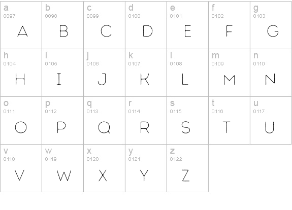 Intro Rust Line lowercase a-z preview