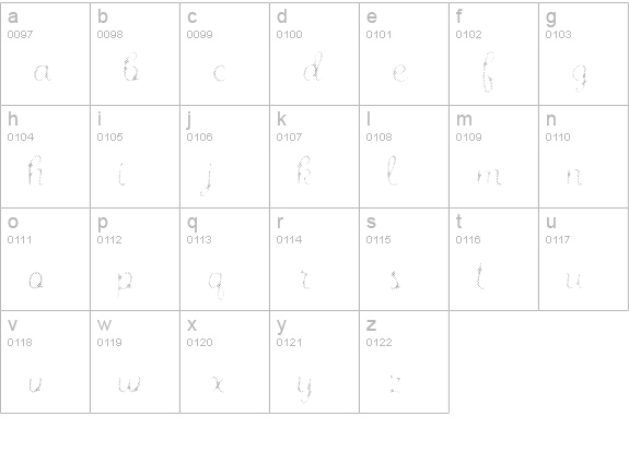 Intro Script R H1 lowercase a-z preview