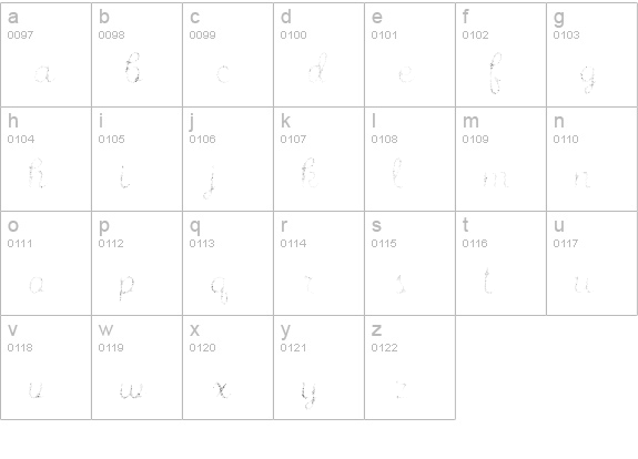 Intro Script R H2 lowercase a-z preview