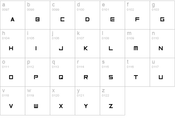 Inversionz Unboxed lowercase a-z preview