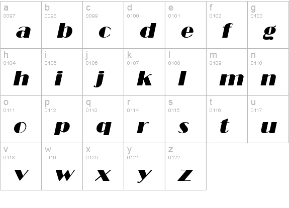 Invite SF Italic lowercase a-z preview
