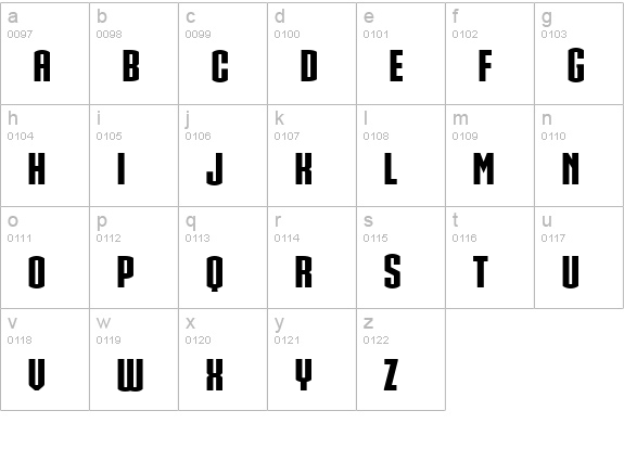 IRON MAN OF WAR 2 NCV lowercase a-z preview