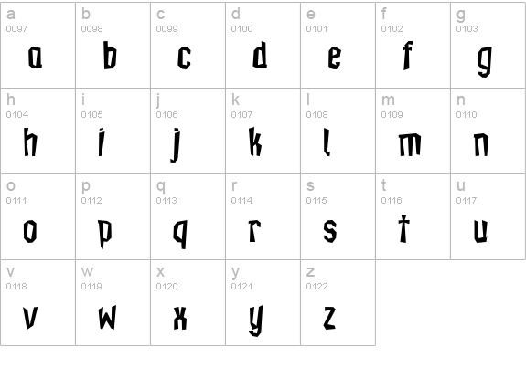 IsleOfTheDead lowercase a-z preview