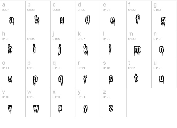 It Lives In The Swamp BRK lowercase a-z preview