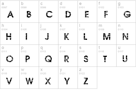 IxatNW lowercase a-z preview