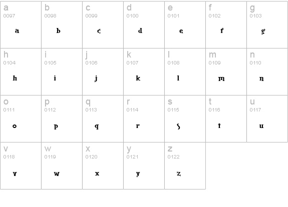 Jack Bisio lowercase a-z preview