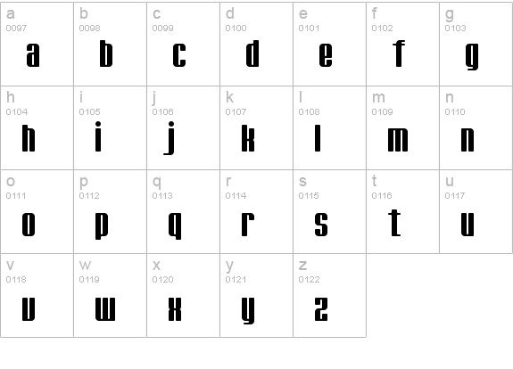 Jade Monkey lowercase a-z preview