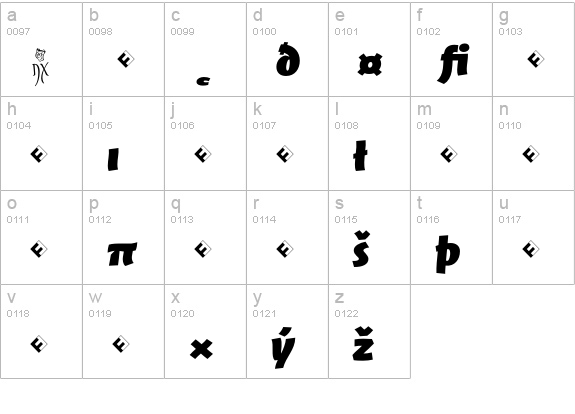 JambonoTF-BlackExpert lowercase a-z preview