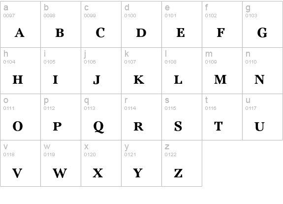 JamilleSCEF-Bold lowercase a-z preview