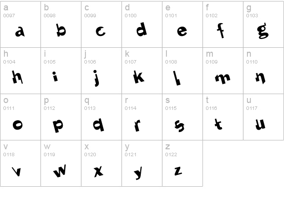 JanakiItalic lowercase a-z preview