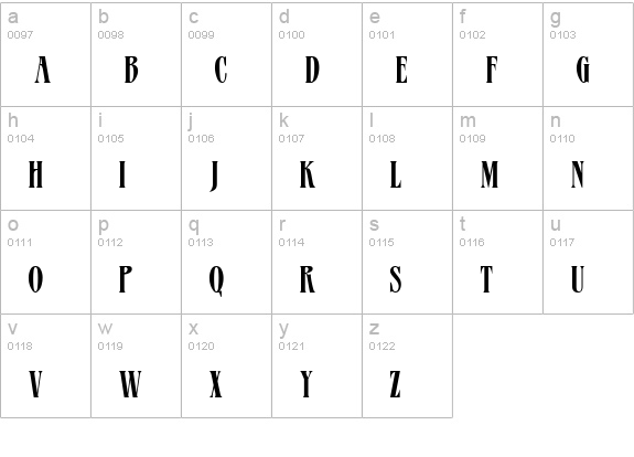 January lowercase a-z preview