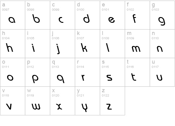Jasmin lowercase a-z preview