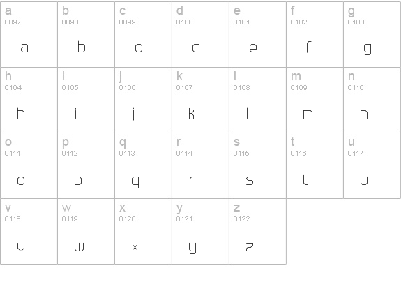 JD Lecce Regular lowercase a-z preview