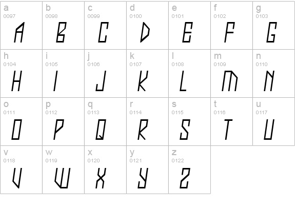 Jealousy lowercase a-z preview