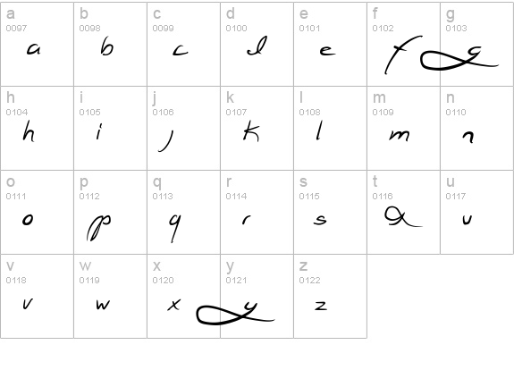 Jellyka jellyfish lowercase a-z preview