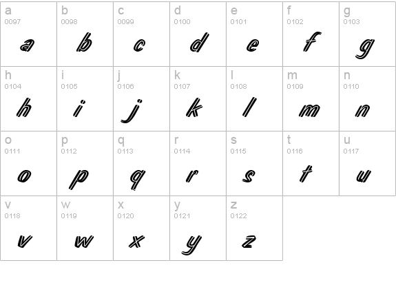 Jest Inline lowercase a-z preview