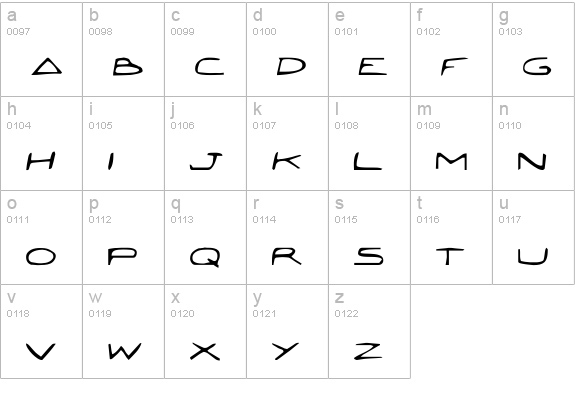 Jetta lowercase a-z preview