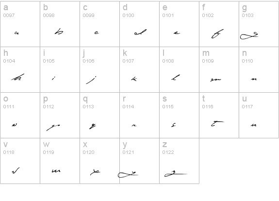 jey lowercase a-z preview