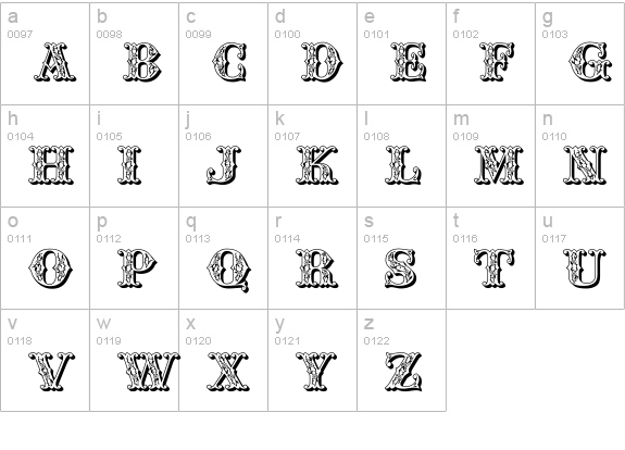 JFSpringFair lowercase a-z preview