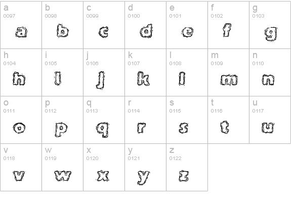 Jolt Of Caffeine BRK lowercase a-z preview