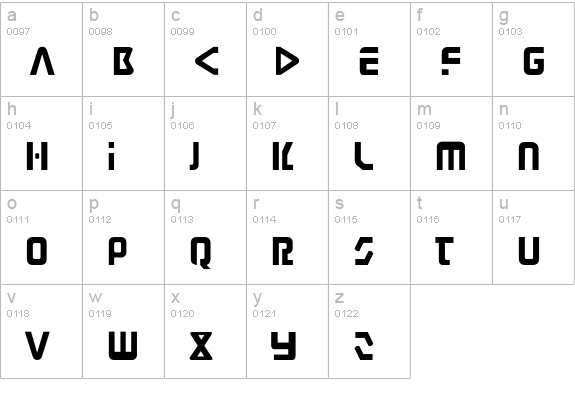 Judge lowercase a-z preview