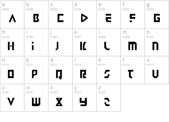 Judge Hard lowercase a-z preview
