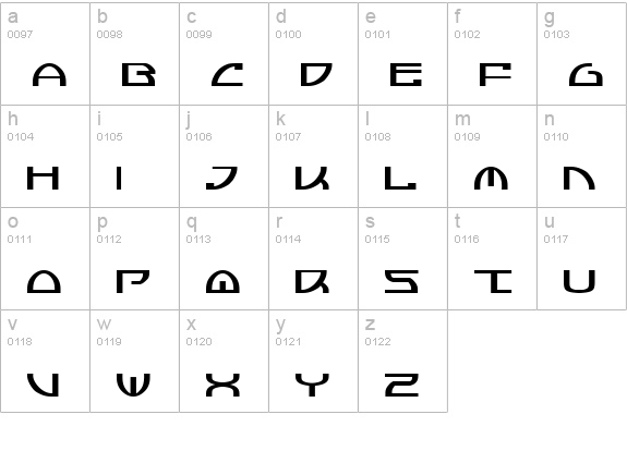 Jumptroops lowercase a-z preview
