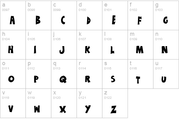 Just a dream Solid lowercase a-z preview