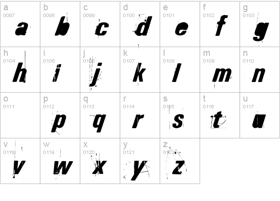 KabTV lowercase a-z preview