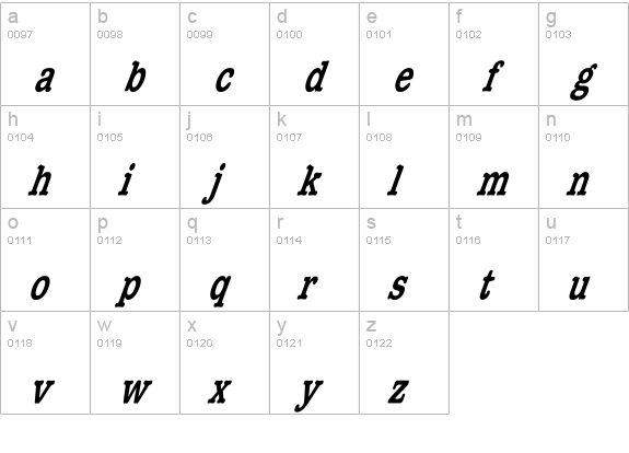 KAPizzaMunch lowercase a-z preview