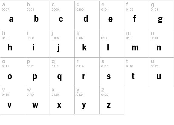 KAStorm lowercase a-z preview
