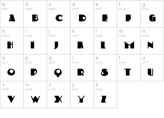 Kerfuffle NF lowercase a-z preview