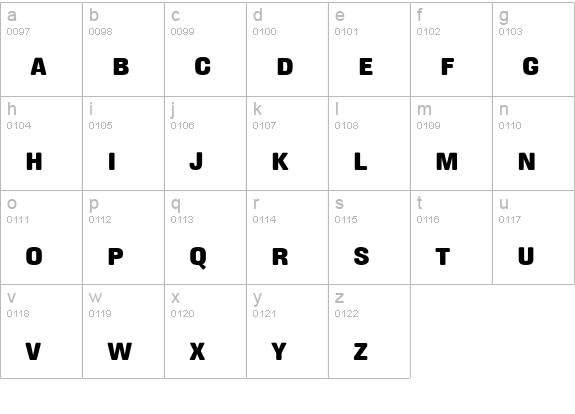 Ketchupa-SmallCaps lowercase a-z preview