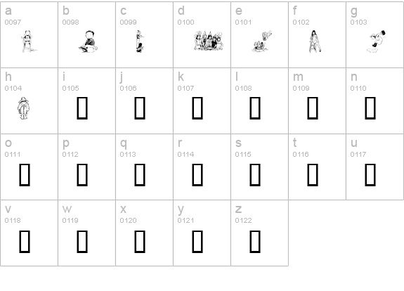 KiddieClip 1 lowercase a-z preview