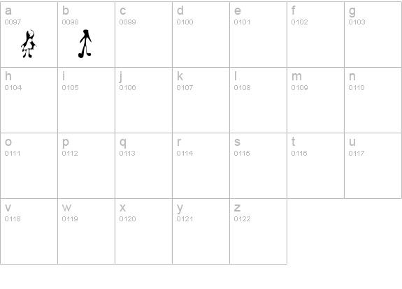 Kidy-CapsRegular lowercase a-z preview