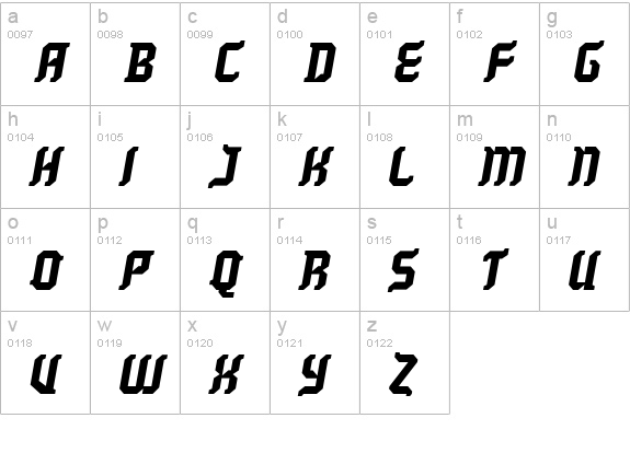 Kill your darlings AC lowercase a-z preview