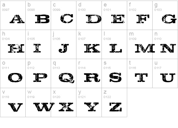 Killin It Regular lowercase a-z preview