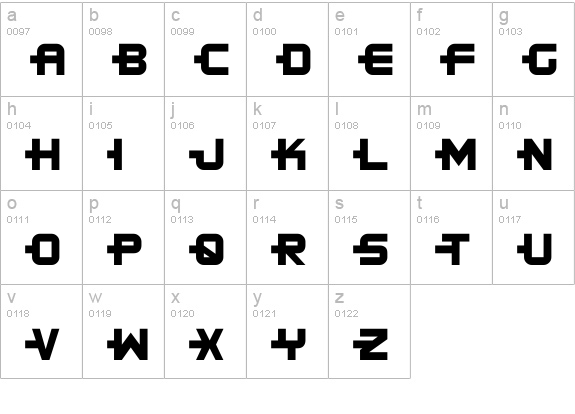Kinex lowercase a-z preview