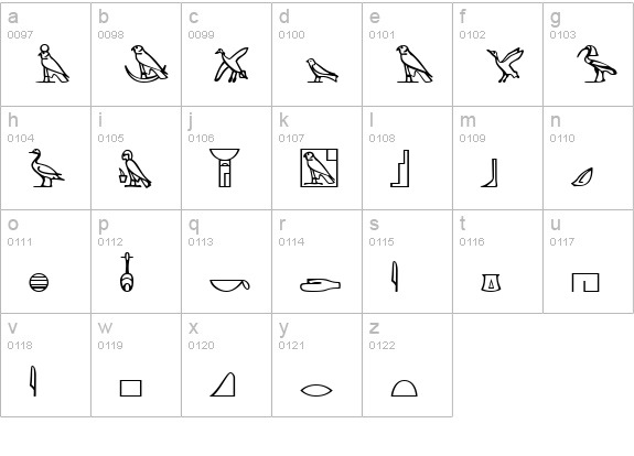 KingTut-Too Regular lowercase a-z preview