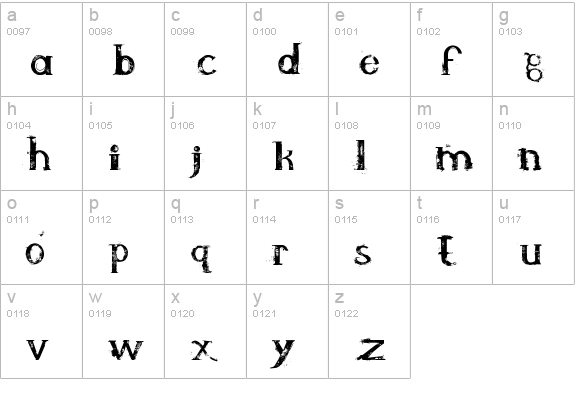 KiraLynn lowercase a-z preview