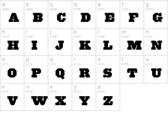 KnoxLayers-Background lowercase a-z preview