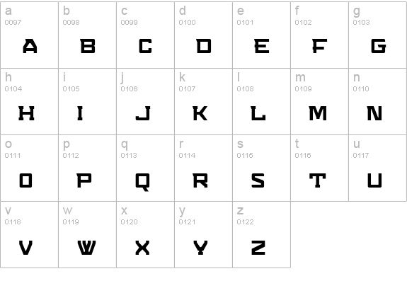 Konvexist-SmallCaps lowercase a-z preview