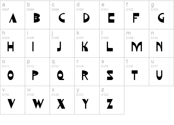 Kozmonauta 2 lowercase a-z preview