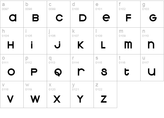 Kravitz Extra Thermal lowercase a-z preview