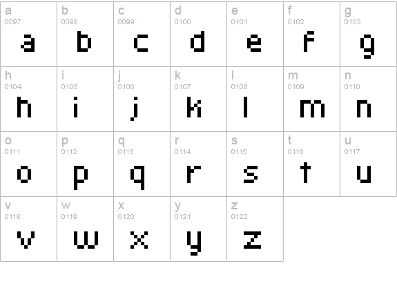kroeger 06_56 lowercase a-z preview