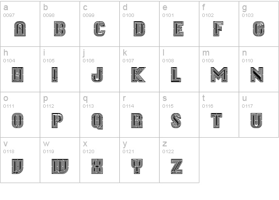 Lab Rat lowercase a-z preview