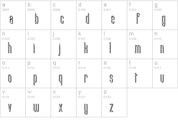 Labtop 3D lowercase a-z preview