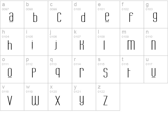 Labtop Unicase Upper Wide lowercase a-z preview