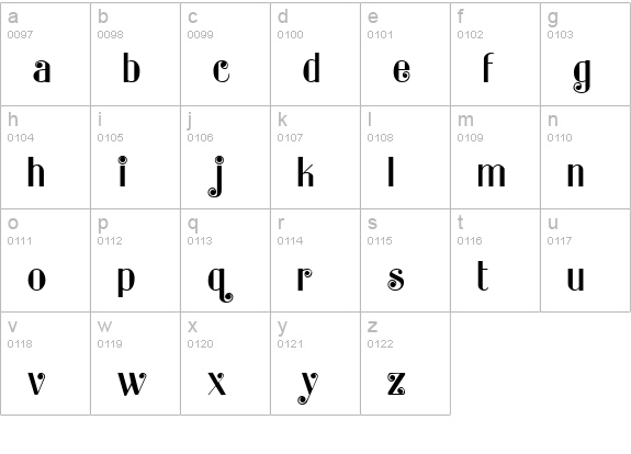 LadyBug lowercase a-z preview